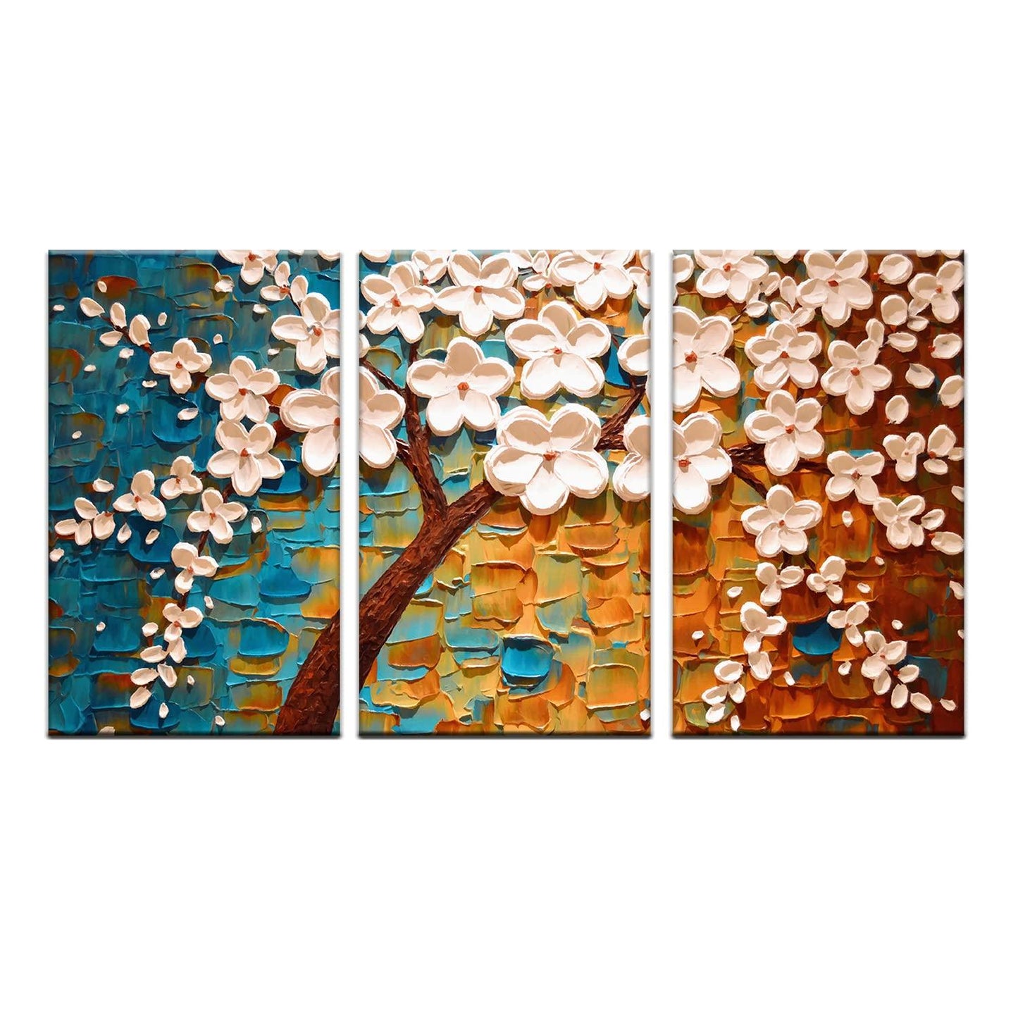 Floral Wall Art Canvas Painting For Home and Office Wall Decoration (FLWA43).