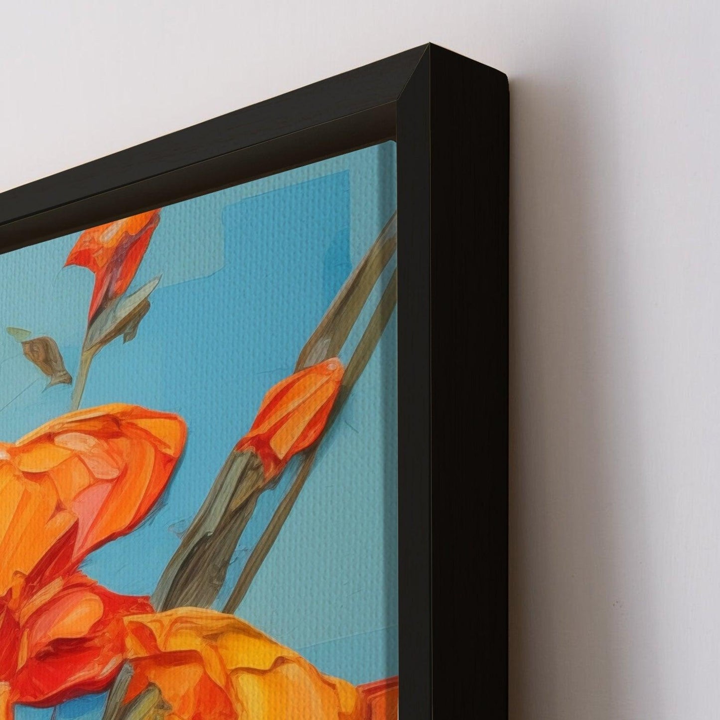A Symphony of Nature's Elegance, HD Canvas Print, Framed, Ready to Hang. (FLWA06)