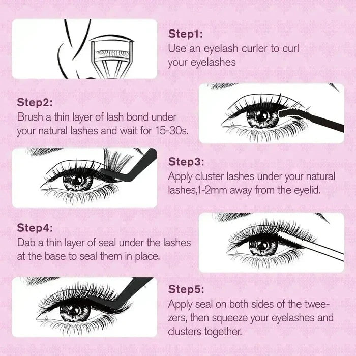 🔥Final 3 Hours: 70%OFF🔥Bunny Eyelash Clusters Kit