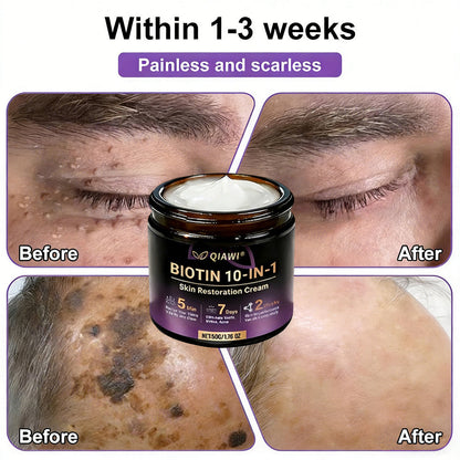 Made and Shipped from USA ✨QIAWI® Proprietary Biotin Blend Skin Restoration Cream 🍀