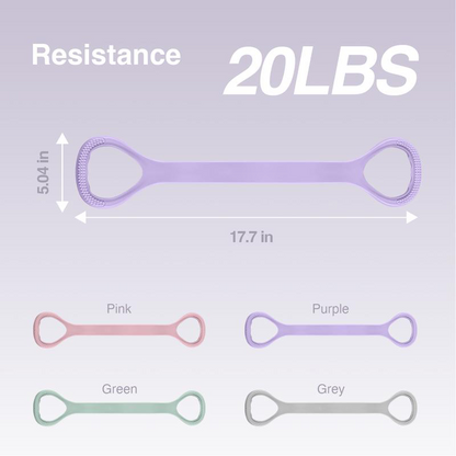🔥 Buy 1, Get 1 Free🎁Figure 8 Resistance Bands – Silicone Exercise Bands for Women