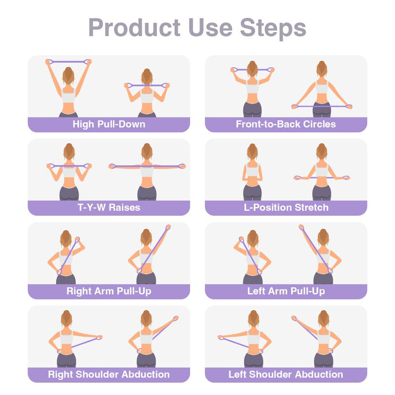🔥 Buy 1, Get 1 Free🎁Figure 8 Resistance Bands – Silicone Exercise Bands for Women