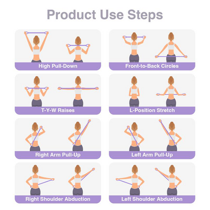 🔥 Buy 1, Get 1 Free🎁Figure 8 Resistance Bands – Silicone Exercise Bands for Women