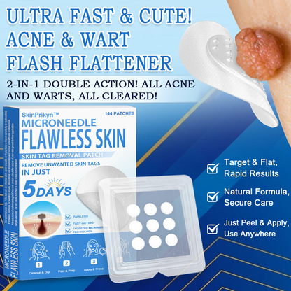 🎁 SkinPrikyn™ 2-in-1 Microneedle & Hydrocolloid Patch