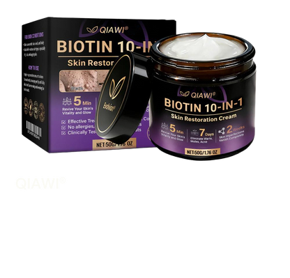 Made and Shipped from USA ✨QIAWI® Proprietary Biotin Blend Skin Restoration Cream 🍀