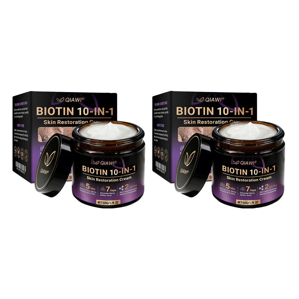 Made and Shipped from USA ✨QIAWI® Proprietary Biotin Blend Skin Restoration Cream 🍀