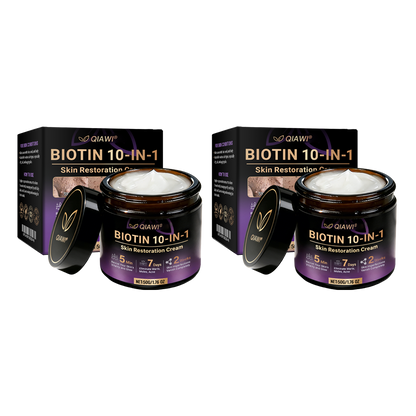 Made and Shipped from USA ✨QIAWI® Proprietary Biotin Blend Skin Restoration Cream 🍀