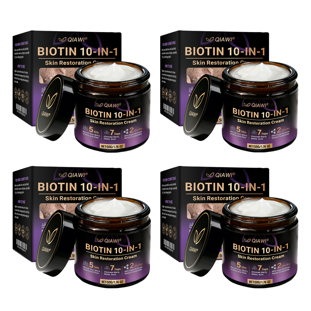 Made and Shipped from USA ✨QIAWI® Proprietary Biotin Blend Skin Restoration Cream 🍀