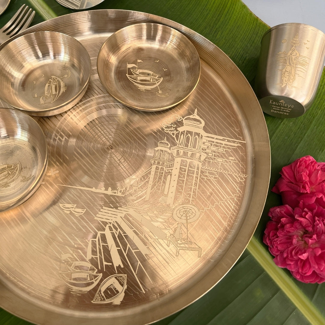 Kansa Dinner Set - BANARAS
