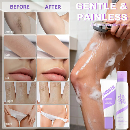 Furzero™ Fast-Acting Hair Removal Mousse – Smooth Skin in Minutes