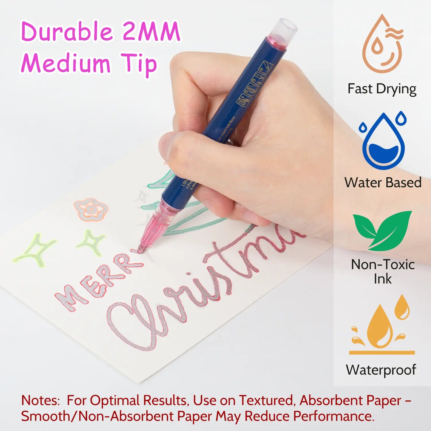 ✨ Magic Outline Glitter Markers Set 🌈 The magic marker set that makes every stroke pop 💖