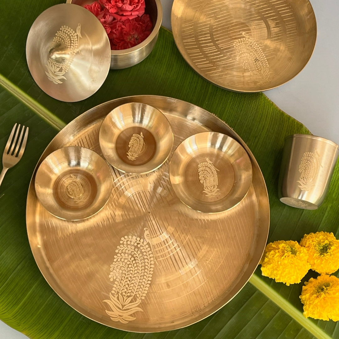Kansa Dinner Set - KADAMBA