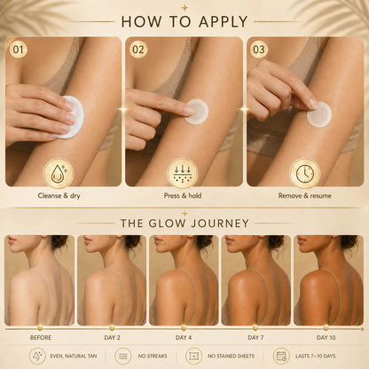 SkinPrikyn™  Tanning Microneedle Patches ✨ 10-Minute Natural Glow ☀️ Lasts Up to 14 Days