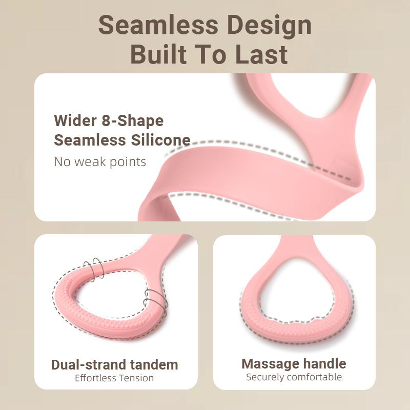 🔥 Buy 1, Get 1 Free🎁Figure 8 Resistance Bands – Silicone Exercise Bands for Women