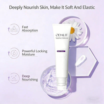 Roller Massage Neck Cream 🧴 Collagen & Hyaluronic Acid | Firms Neck, Reduces Wrinkles & Double Chin