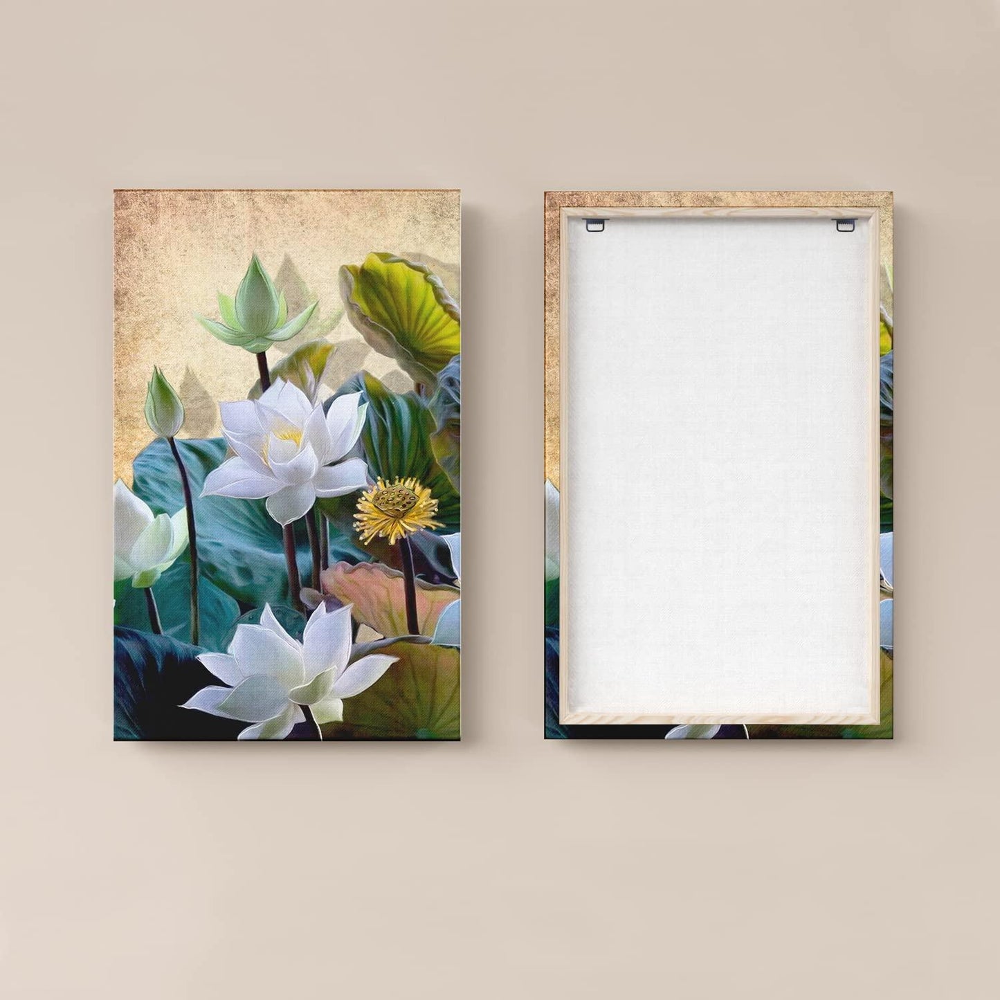 Floral Canvas Painting For Bedroom and Living Room Wall Decoration (FLWA41).