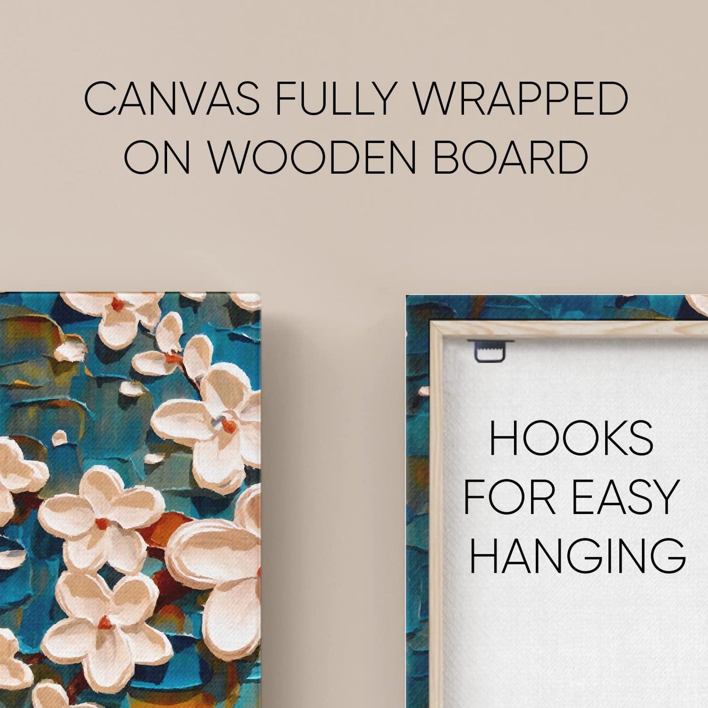 Floral Wall Art Canvas Painting For Home and Office Wall Decoration (FLWA43).