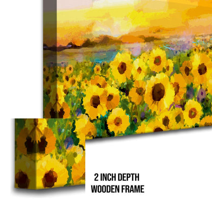 Canvas Floral Wall Art: A Symphony of Nature's Elegance Large Size Canvas Framed Paintings For Living Room, Office, Home Decor. (FLWA03)