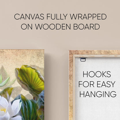 Floral Canvas Painting For Bedroom and Living Room Wall Decoration (FLWA41).