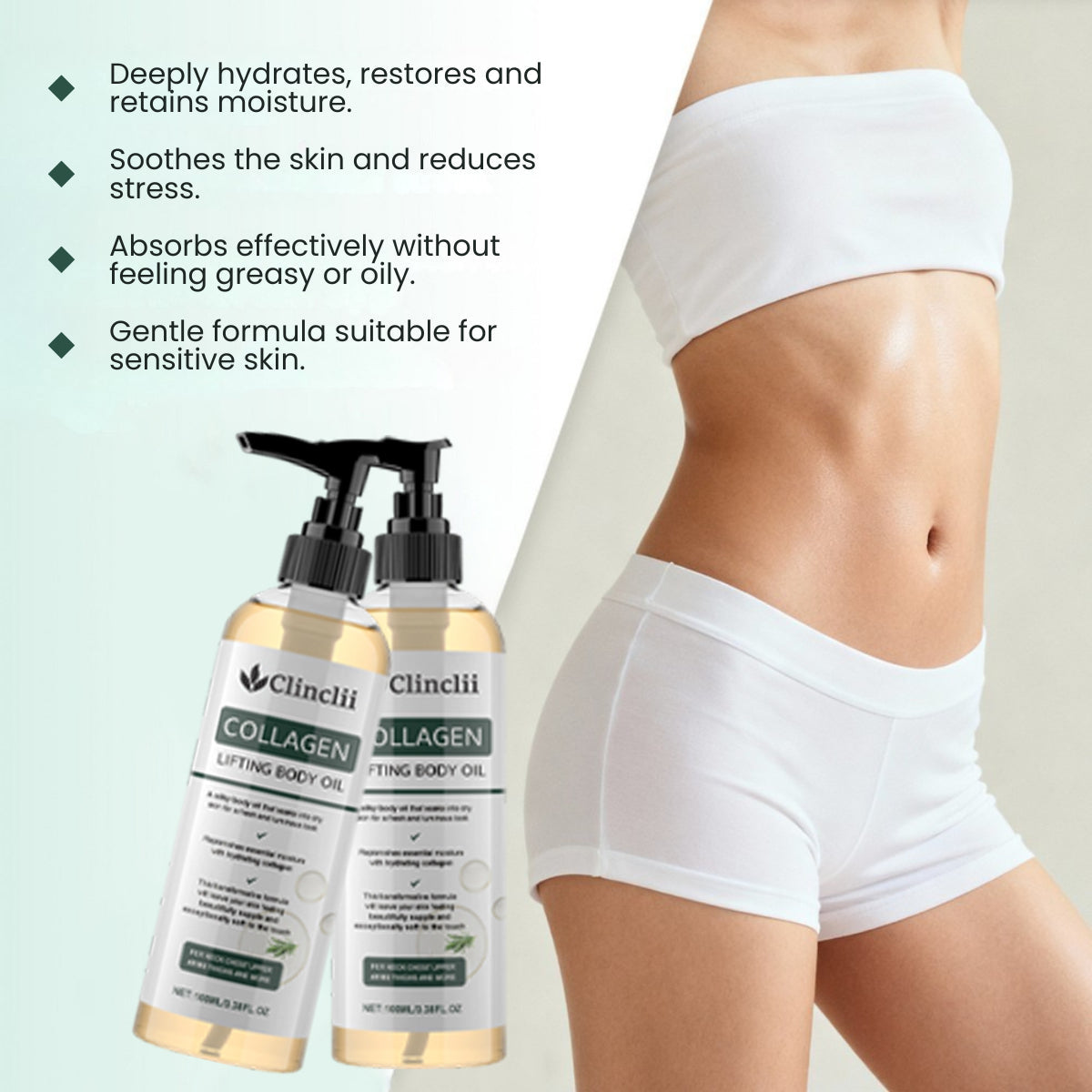 ✨ Clinclii™ Collagen Oil | Lift & Firm Sagging Skin, Smooth Lines & Hydrate Deeply