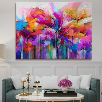 Canvas Floral Wall Art: A Symphony of Nature's Elegance Large Size Canvas Framed Paintings For Living Room, Office, Home Decor. (FLWA04)