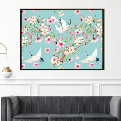A Symphony of Nature's Elegance, HD Canvas Print, Framed, Ready to Hang. (FLWA14)