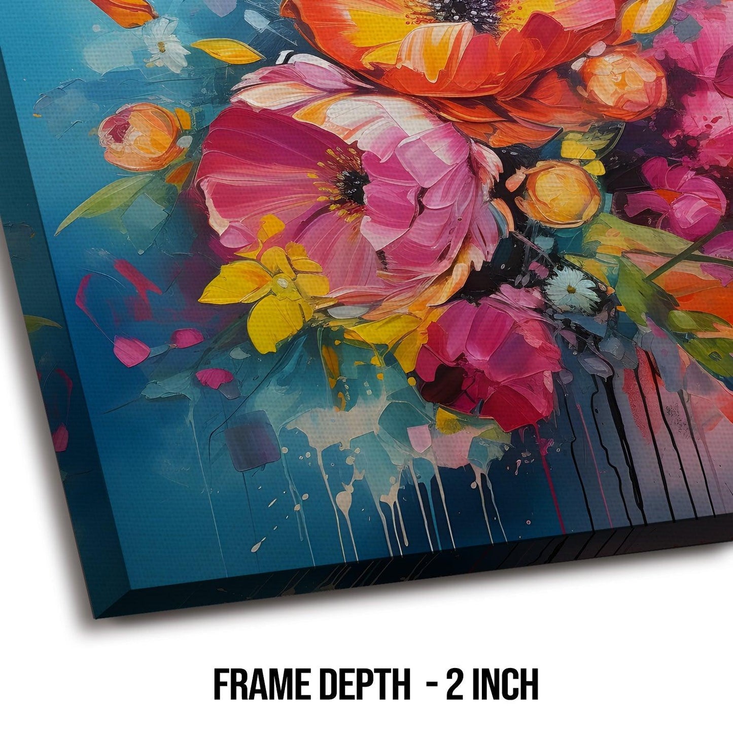 Enchanting Floral Wall Art For Bedroom Wall Decoration (FLWA31).