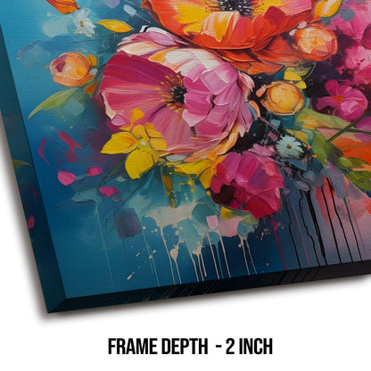 Enchanting Floral Wall Art For Bedroom Wall Decoration (FLWA31).