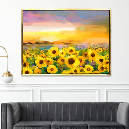 Canvas Floral Wall Art: A Symphony of Nature's Elegance Large Size Canvas Framed Paintings For Living Room, Office, Home Decor. (FLWA03)