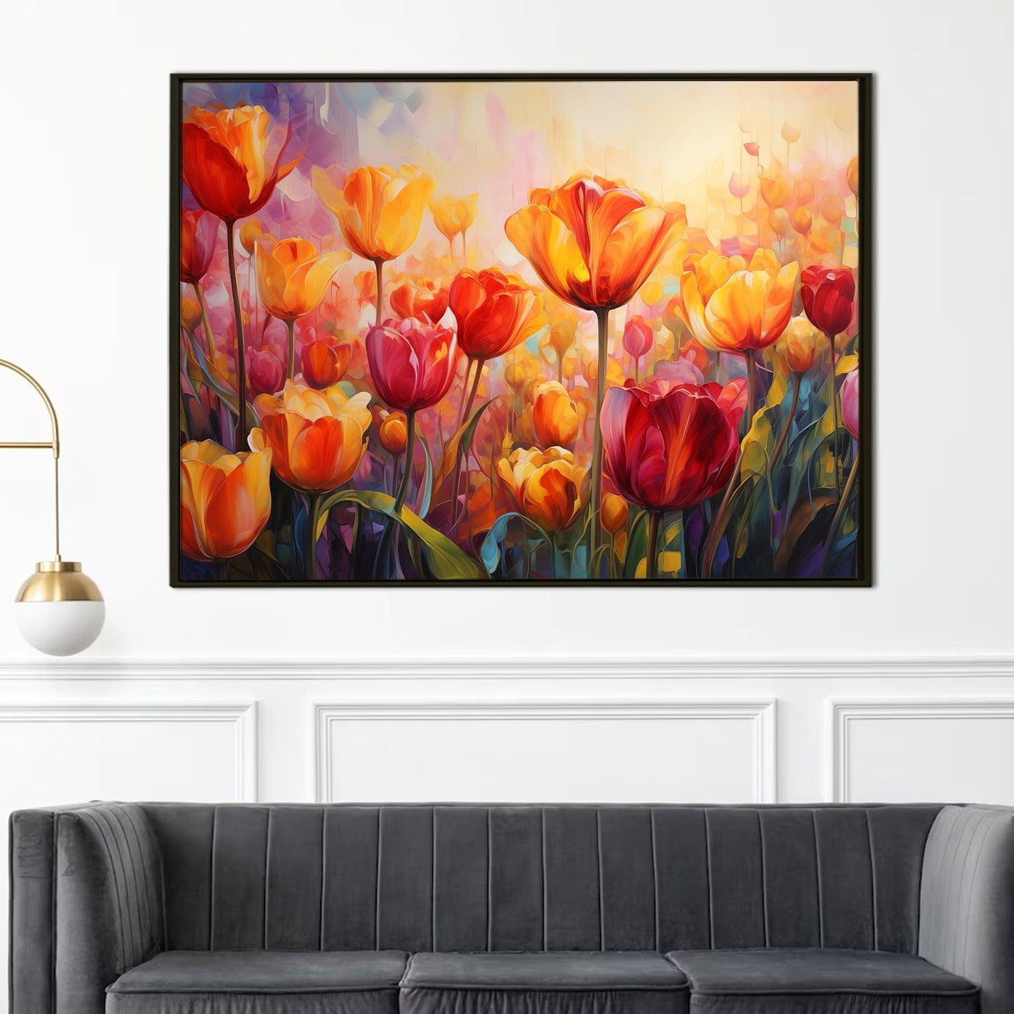 Floral Wall Art For Home and Hotels Wall Decoration (FLWA40).
