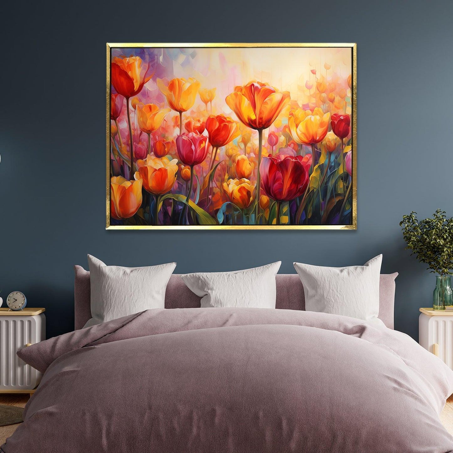 Floral Wall Art For Home and Hotels Wall Decoration (FLWA40).