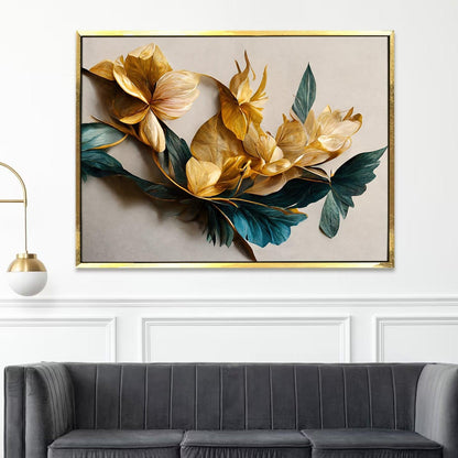 A Symphony of Nature's Elegance, HD Canvas Print, Framed, Ready to Hang. (FLWA17)