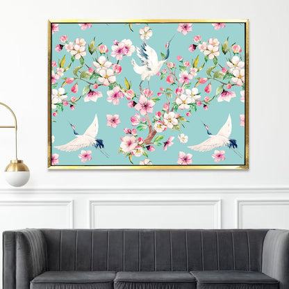 A Symphony of Nature's Elegance, HD Canvas Print, Framed, Ready to Hang. (FLWA14)