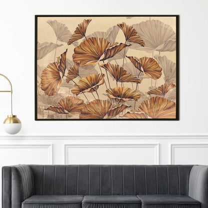 Canvas Floral Wall Art: A Symphony of Nature's Elegance Large Size Canvas Framed Paintings For Living Room, Office, Home Decor. (FLWA08)