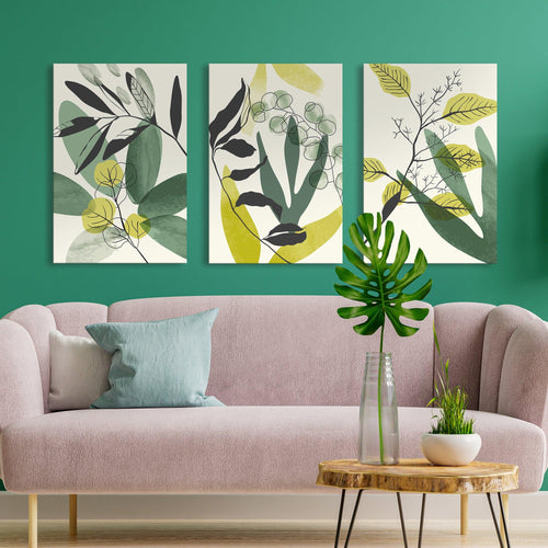Water color boho foliage Art (FLWA22) .