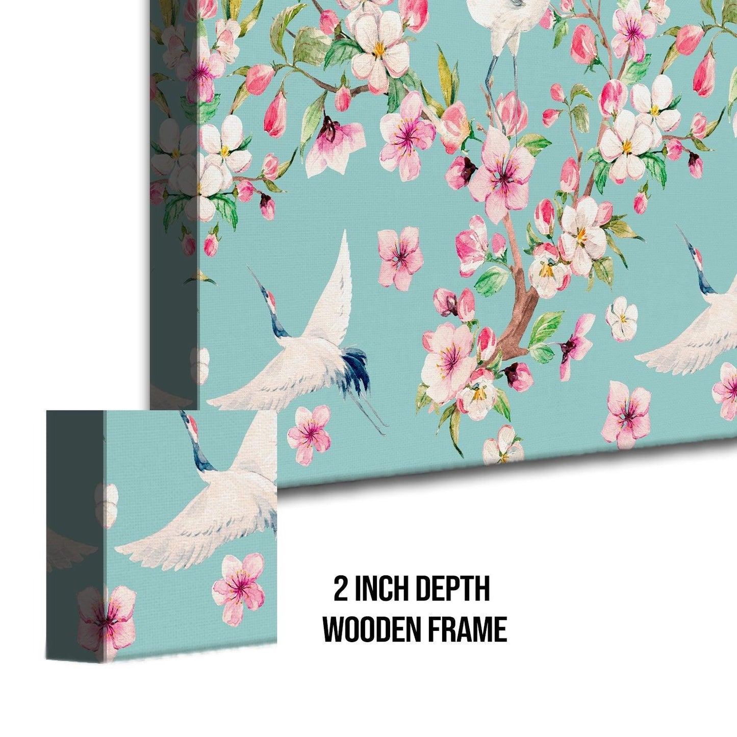 A Symphony of Nature's Elegance, HD Canvas Print, Framed, Ready to Hang. (FLWA14)