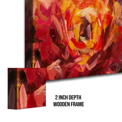 A Symphony of Nature's Elegance, HD Canvas Print, Framed, Ready to Hang. (FLWA018)