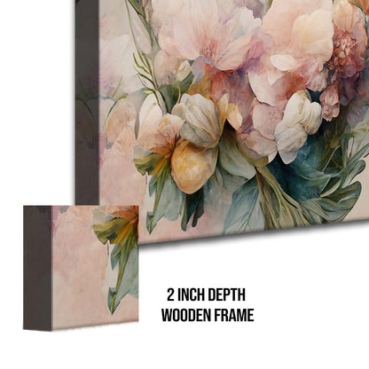 A Symphony of Nature's Elegance, HD Canvas Print, Framed, Ready to Hang. (FLWA18)