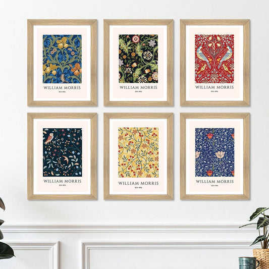 Vintage Art Paintings: Enhance Your Home D¨¦cor with Framed European and Floral Masterpieces - Perfect for Living Rooms, Bedrooms, and Office Spaces (WILLIAM MORRIS) (ARTFM006)
