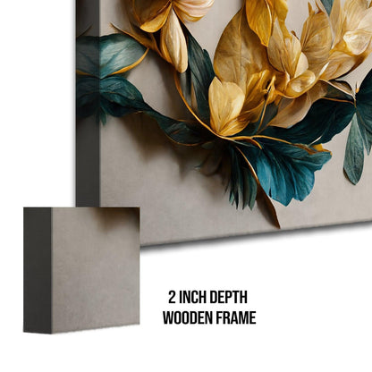 A Symphony of Nature's Elegance, HD Canvas Print, Framed, Ready to Hang. (FLWA17)
