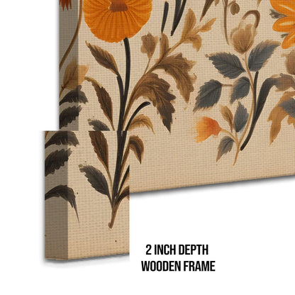 Enchanting Floral Wall Art, HD Canvas Print, Framed, Ready to Hang. (FLWA33)