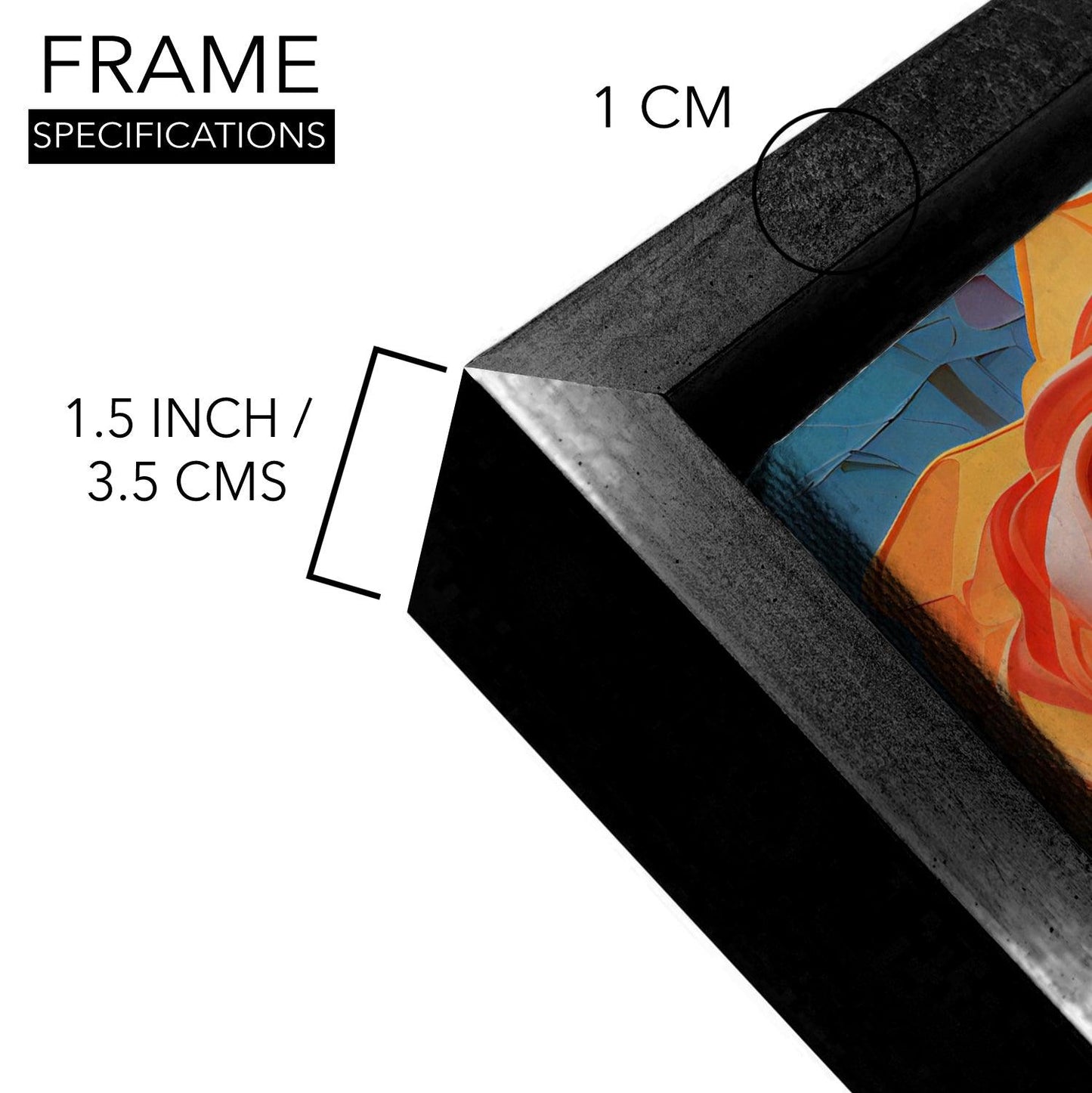 An Enchanting Symphony of Nature's Elegance, HD Canvas Print, Framed, Ready to Hang. (FLWA36)