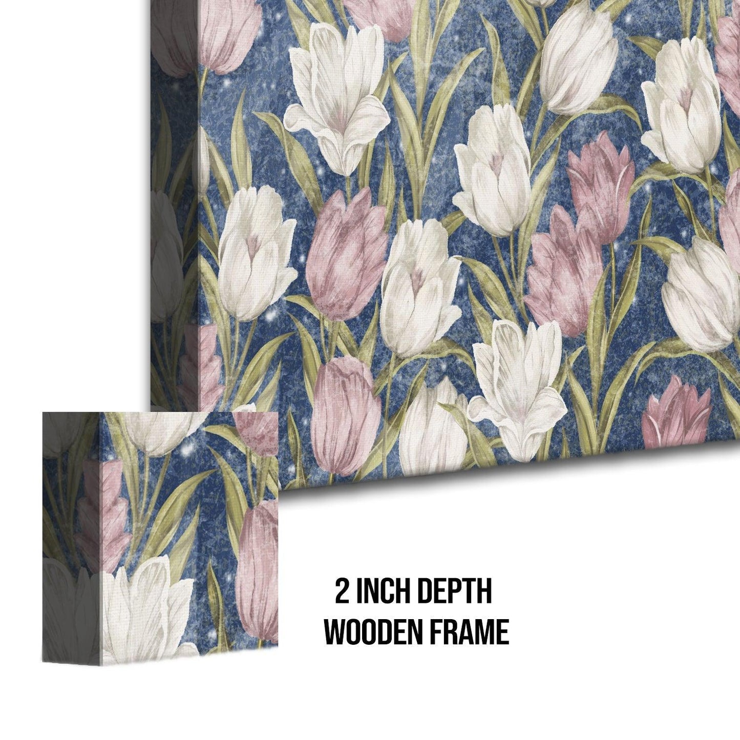 Canvas Floral Wall Art: A Symphony of Nature's Elegance Large Size Canvas Framed Paintings For Living Room, Office, Home Decor. (FLWA11)
