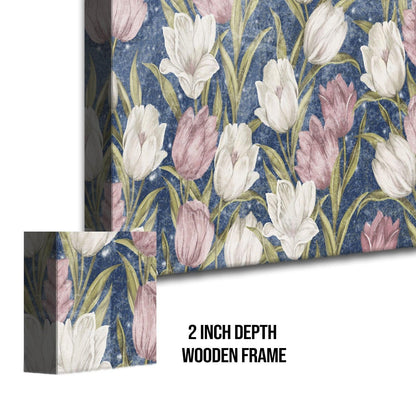 Canvas Floral Wall Art: A Symphony of Nature's Elegance Large Size Canvas Framed Paintings For Living Room, Office, Home Decor. (FLWA11)