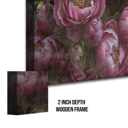 Canvas Floral Wall Art: A Symphony of Nature's Elegance Large Size Canvas Framed Paintings For Living Room, Office, Home Decor. (FLWA10)