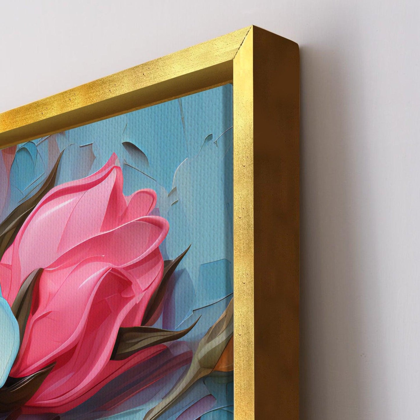 An Enchanting Symphony of Nature's Elegance, HD Canvas Print, Framed, Ready to Hang. (FLWA36)