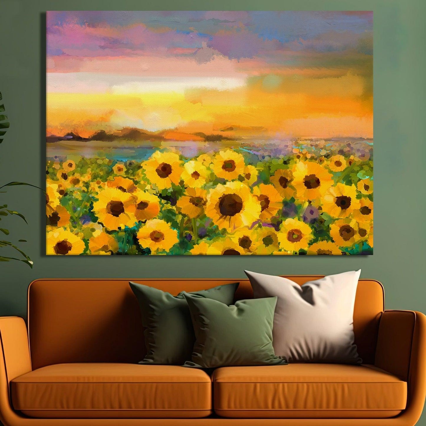 A Symphony of Nature's Elegance,  HD Canvas Print, Framed, Ready to Hang. (FLWA16)