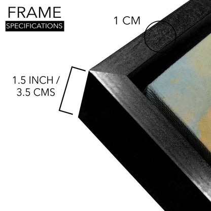 Floral Wall Art Canvas Painting For Hotels and Restaurants Wall Decoration (FLWA39).