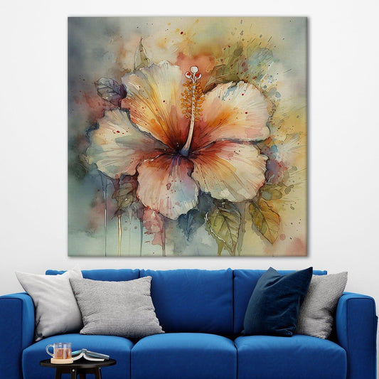 Floral Canvas Wall Art For Living Room and Hotels Wall Decoration (FLWA34).