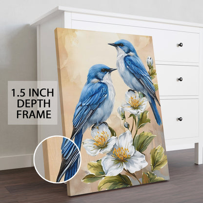 Wings of Tranquility Wall Art Painting, HD Canvas Print, Framed, Ready to Hang. (AMWA19)
